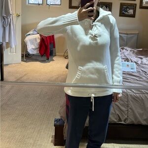Ralph Lauren Collared Cotton Pullover Sweater.